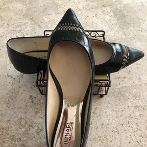 Michael Kors Haya Black Flats Size 7